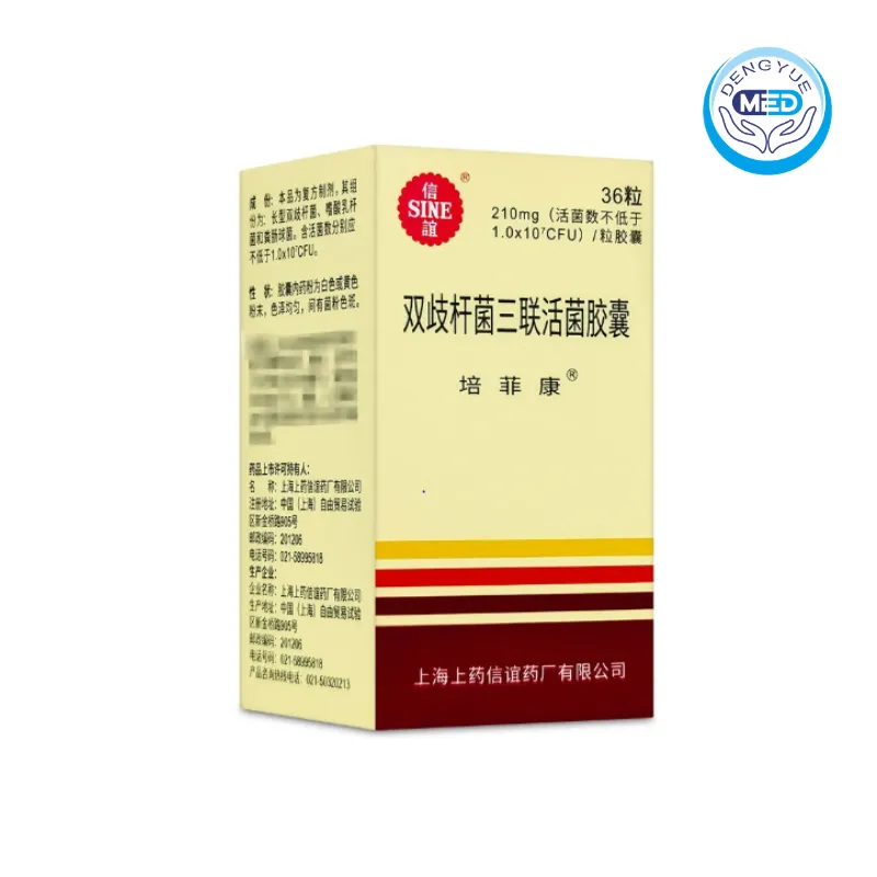 bifico live combined bifidobacterium, lactobacillus and enterococcus capsules 210mg 36capsules per bottle