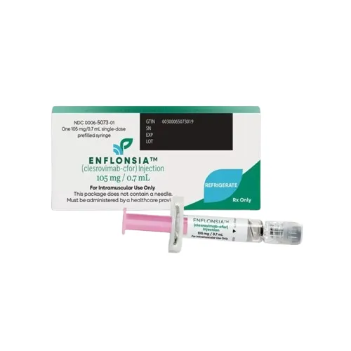 cenflonsia clesrovimab prefilled syringe 150mg 0.7ml per single dose prefilled syringe.